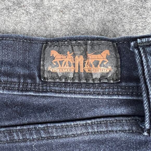 Levi's 512 Bootcut Jeans Womens 10M Or 30x32 Perfectly Slimming Ladies Dark Wash - Picture 5 of 9